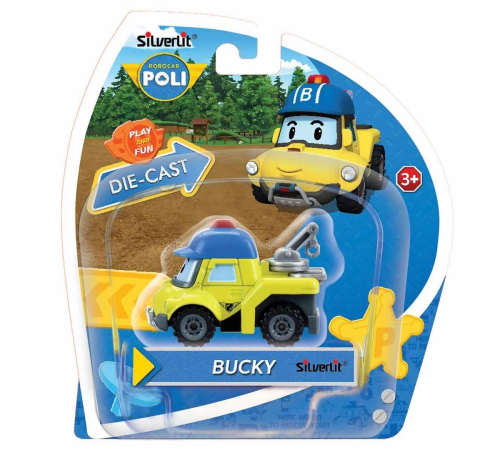 Robocar Poli Metal Araç Karakter Figür Bucky Robocar Poli Metal Araç Karakter Figür Bucky