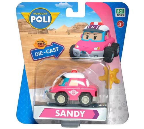 Robocar Poli Metal Araç Karakter Figür Sandy - POLI/MRT-0613