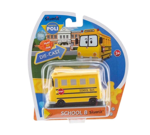 Robocar Poli Metal Araç Karakter Figür School B Robocar Poli Metal Araç Karakter Figür School B