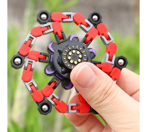 Robota Dönüşen Kırmızı Stres Çarkı Robota Dönüşen Kırmızı Stres Çarkı