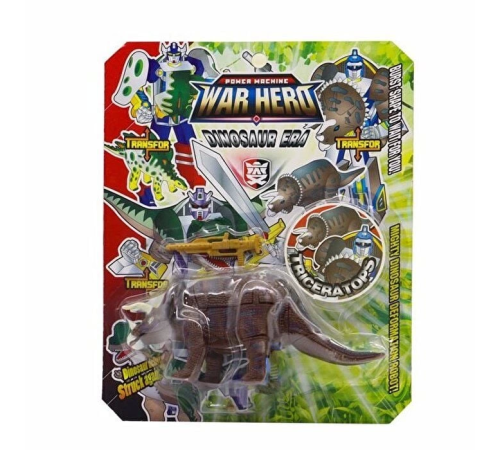 Robota Dönüşen Savaşçı Dinozor Triceratops Robota Dönüşen Savaşçı Dinozor Triceratops
