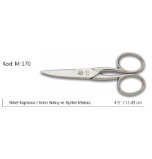 Rose Europe Kalın Nakış Makası Süper Kalite No:4.5 11,43 CM