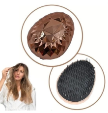 Rose Gold Saç Düzleştirici Tarak Geniş Aralıklı Her Saç Tipine Uygun Fırçalı Saç Düzleştiric