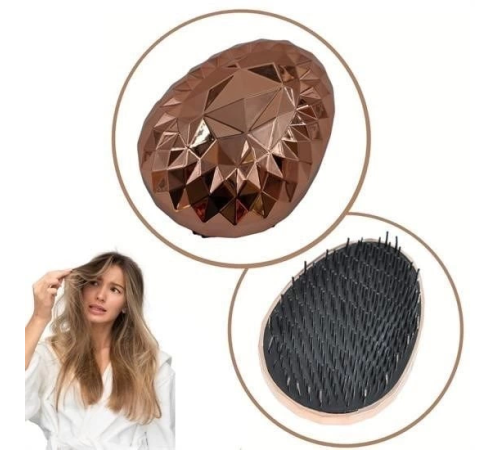 Rose Gold Saç Düzleştirici Tarak Geniş Aralıklı Her Saç Tipine Uygun Fırçalı Saç Düzleştiric