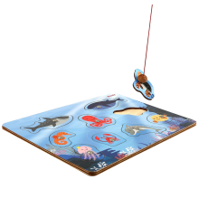Rossie Ahşap Balık Tutma Oyunu Ve Puzzle