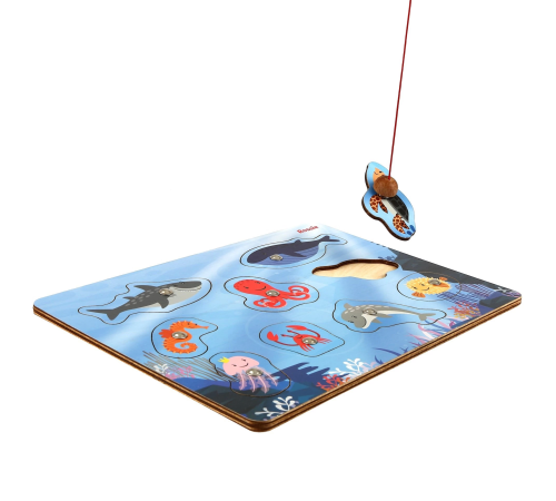Rossie Ahşap Balık Tutma Oyunu Ve Puzzle Rossie Ahşap Balık Tutma Oyunu Ve Puzzle