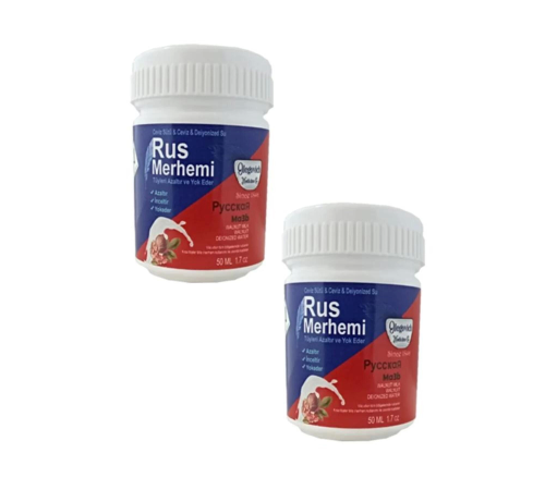 Rus Merhemi Tüy Azaltıcı Ve Yok Edici Kremi 50 ml X 2 Adet Rus Merhemi Tüy Azaltıcı Ve Yok Edici Kremi 50 ml X 2 Adet