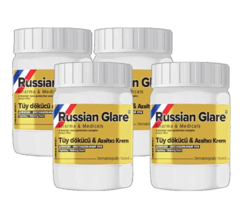 Russ Glare Nano 4 Tane x 50 ml Tüylere Krem Russ Merhemi - 000031KI Russ Glare Nano 4 Tane x 50 ml Tüylere Krem Russ Merhemi - 000031KI
