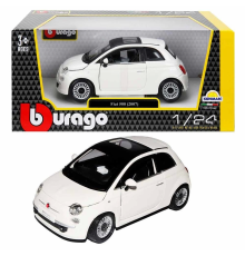 S00022106 BURAGO 1/24 FİAT 500 2007 BEYAZ -SUN