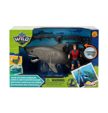 S01049012 Wild Quest Köpek Balığı ve Dalgıç Adam Oyun Seti
