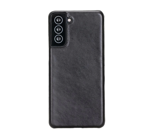 Samsung Galaxy S21 Plus Uyumlu Deri Arka Kapak UJ RST1 Siyah Samsung Galaxy S21 Plus Uyumlu Deri Arka Kapak UJ RST1 Siyah