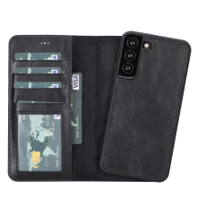 Samsung Galaxy S22 Plus Uyumlu Deri Cüzdanlı Kılıf MWWN RST1