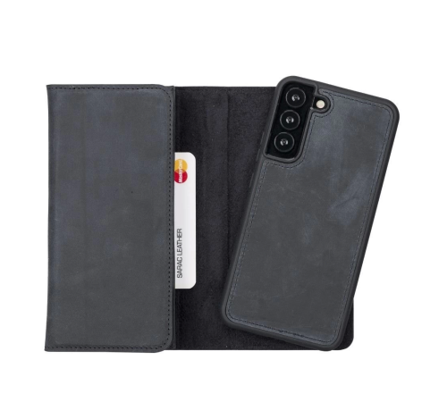 Samsung Galaxy S22 Plus Uyumlu Deri Cüzdanlı Kılıf Santa G1 Samsung Galaxy S22 Plus Uyumlu Deri Cüzdanlı Kılıf Santa G1