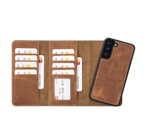 Samsung Galaxy S22 Plus Uyumlu Deri Cüzdanlı Kılıf Santa G19 Samsung Galaxy S22 Plus Uyumlu Deri Cüzdanlı Kılıf Santa G19