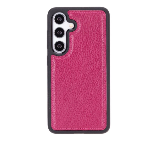 Samsung Galaxy S24 Plus Uyumlu Deri Arka Kapak Gül Kurusu Samsung Galaxy S24 Plus Uyumlu Deri Arka Kapak Gül Kurusu