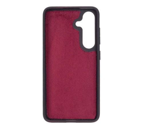 Samsung Galaxy S24 Plus Uyumlu Deri Arka Kapak Gül Kurusu Samsung Galaxy S24 Plus Uyumlu Deri Arka Kapak Gül Kurusu
