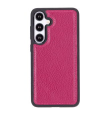 Samsung Galaxy S24 Uyumlu Deri Arka Kapak Gül Kurusu