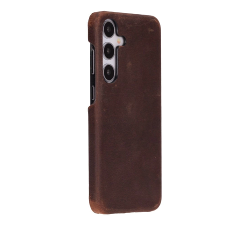 Samsung Galaxy S25 Plus Uyumlu, Hakiki Deri, El Yapımı Arka Kapak, Antik Kahve Samsung Galaxy S25 Plus Uyumlu, Hakiki Deri, El Yapımı Arka Kapak, Antik Kahve