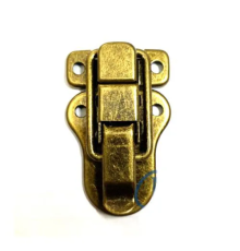 Sandık, Kutu Klipsi, Ön Kilidi - 48x30mm, Antik, 100 Adet