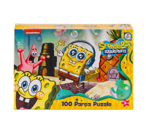 SB0049 Spongebob 100 Parça Puzzle SB0049 Spongebob 100 Parça Puzzle