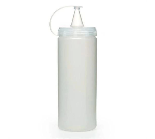 Şeffaf Kapaklı Sızdırmaz Yağlık Sosluk Şişesi Plastik Yağdanlık 400 ml AP-9028