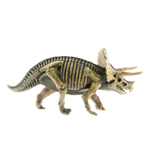 Sert Plastik Dinozor Figürü Triceratops