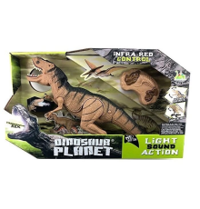 Sesi Işıklı Kumandalı Buharlı Dinozor T-Rex