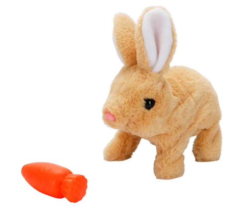 Sesli ve Hareketli Peluş Tavşan