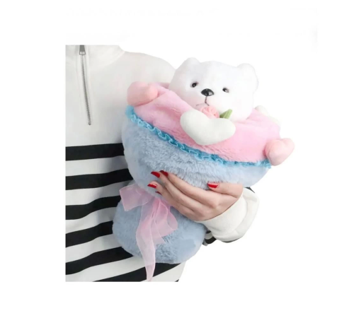 Sevgi Buketi Peluş Ayıcıklı Peluş Çiçek Buketi 40 cm Sevgi Buketi Peluş Ayıcıklı Peluş Çiçek Buketi 40 cm