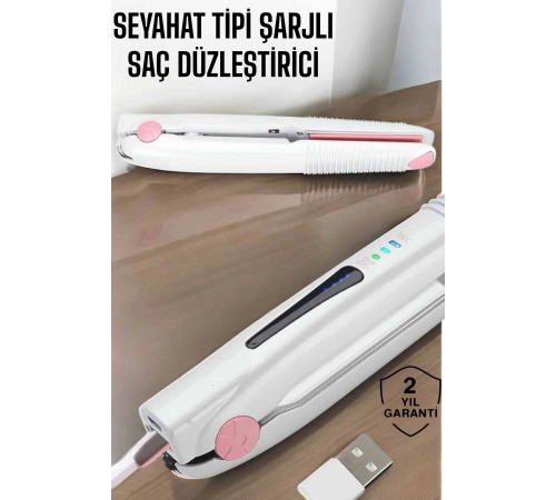 Seyahat İçin Yeni Nesil Seramik Kaplama Saç Düzleştirici Yüksek Isı