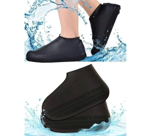 Silikon Ayakkabı Kılıfı Kaymaz Su Kir Geçirmez M Beden Siyah Silikon Ayakkabı Kılıfı Kaymaz Su Kir Geçirmez M Beden Siyah