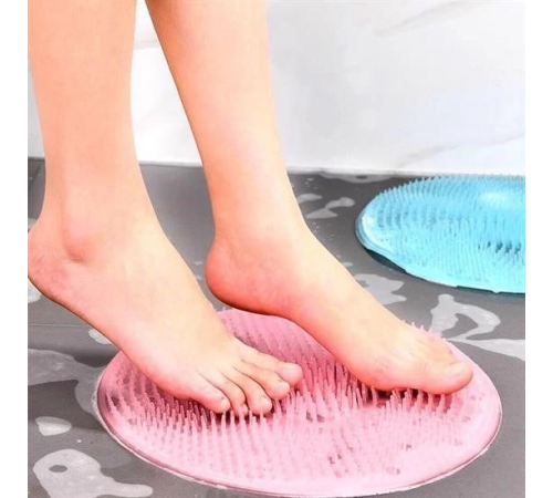 Silikon Fırçalı Banyo Masaj Matı ve Ayaklar için Topuk Masaj Paspası -1 Adet Stokta Olan Renk Gönderilir Silikon Fırçalı Banyo Masaj Matı ve Ayaklar için Topuk Masaj Paspası -1 Adet Stokta Olan Renk Gönderilir