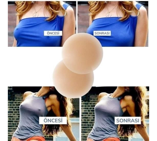 Silikon Göğüs Ucu Kapatıcı Gizleyici Bant Aparat  Nipple Pad