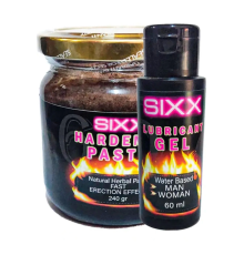 Sixx Lubricant Kayganlaştırıcı Jel 60 ml + Herbal Paste Performanse Macun 240 gr