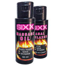 Sixx Naturel Masaj Yağı 60 Ml Ve 60 Ml Relax Krem