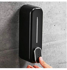 Siyah Duvara Monte Sıv Sabunluk Dispenser 300 ml