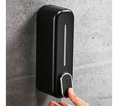 Siyah Duvara Monte Sıv Sabunluk Dispenser 300 ml Siyah Duvara Monte Sıv Sabunluk Dispenser 300 ml