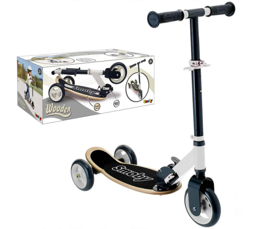 Smoby Ahşap 3W Katlanabilir Scooter 7600750908