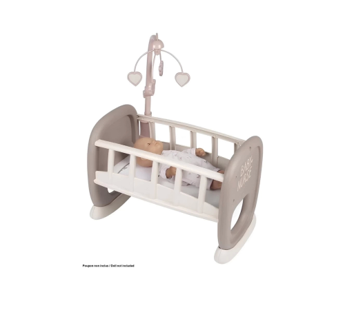 Smoby Baby Nurse Sallanan Dönenceli Bebek Beşiği 220372 ***OYUNCAKTIR*** Smoby Baby Nurse Sallanan Dönenceli Bebek Beşiği 220372 ***OYUNCAKTIR***