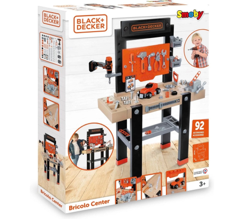 Smoby Black Decker Bricolo Ultimate Çalışma Tezgahı 360730 Smoby Black Decker Bricolo Ultimate Çalışma Tezgahı 360730