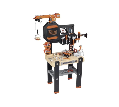 Smoby Black & Decker Vinçli Çalışma Tezgahı 360731 Smoby Black & Decker Vinçli Çalışma Tezgahı 360731