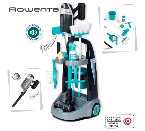 Smoby Rowenta Arabalı Elektrikli Süpürge 7600330319 Smoby Rowenta Arabalı Elektrikli Süpürge 7600330319