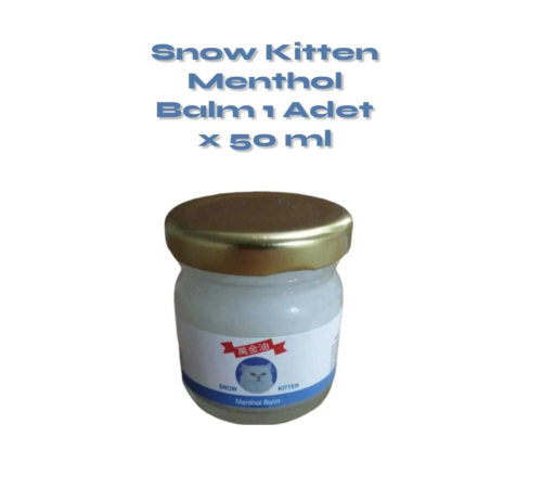 Snow Kitten Tüm Vücut Sızıları İçin Menthol Aromalı Bakım Kremi 50 ml x 1 adet Snow Kitten Tüm Vücut Sızıları İçin Menthol Aromalı Bakım Kremi 50 ml x 1 adet