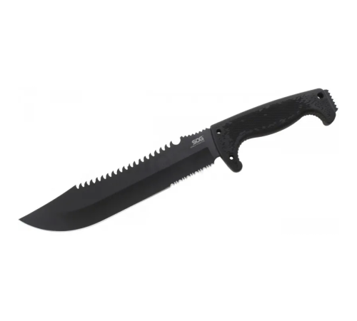 Sog F03T Kamp Tırtıklı Testereli Outdoor Pala / Bıçak 39 cm - Kauçuk Saplı Sog F03T Kamp Tırtıklı Testereli Outdoor Pala / Bıçak 39 cm - Kauçuk Saplı