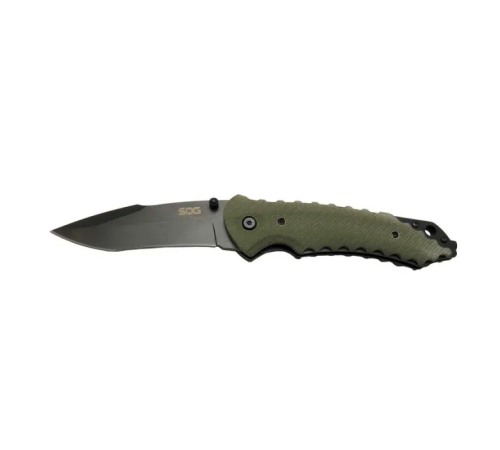 Sog Kiku Çakı Haki 22 cm Deri Kılıf , Kemerlikli Sog Kiku Çakı Haki 22 cm Deri Kılıf , Kemerlikli