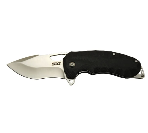 Sog Kiku XR 6986 BK Siyah Kamp Çakı 18cm - Yarı Otomatik, Kemerlikli, Kutulu Sog Kiku XR 6986 BK Siyah Kamp Çakı 18cm - Yarı Otomatik, Kemerlikli, Kutulu
