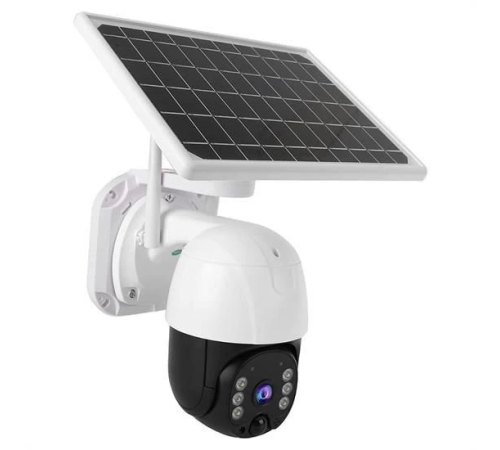 Solar Panelli Su Geçirmez Gece Görüş Destekli Wifi Bağlantılı Güvenlik Kamerası