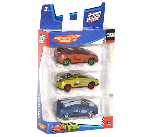 Speed Racer Road Series Metal Model Araba Seti 3'lü