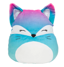 Squishmallow Pembe Mavi Tilki Vickie 20 cm