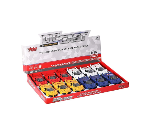 SR-1310-11-12-13 Çek Bırak Işıklı ve Müzikli Spor Araba 1:36